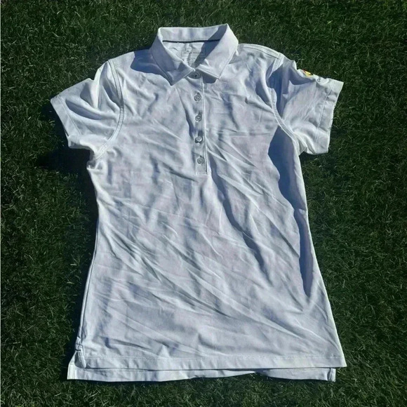 Peter Millar Womens Short Sleeve Polo White Small - Picture 1 of 5